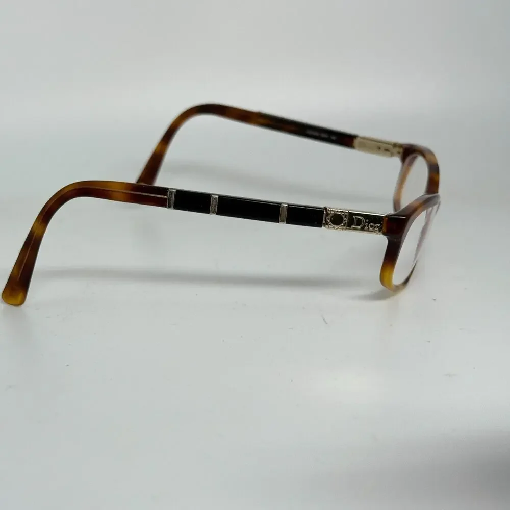 Christian Dior CD3200 Eyeglasses Tortoise‎ Gold Q0A 140 Authentic 52mm H17914